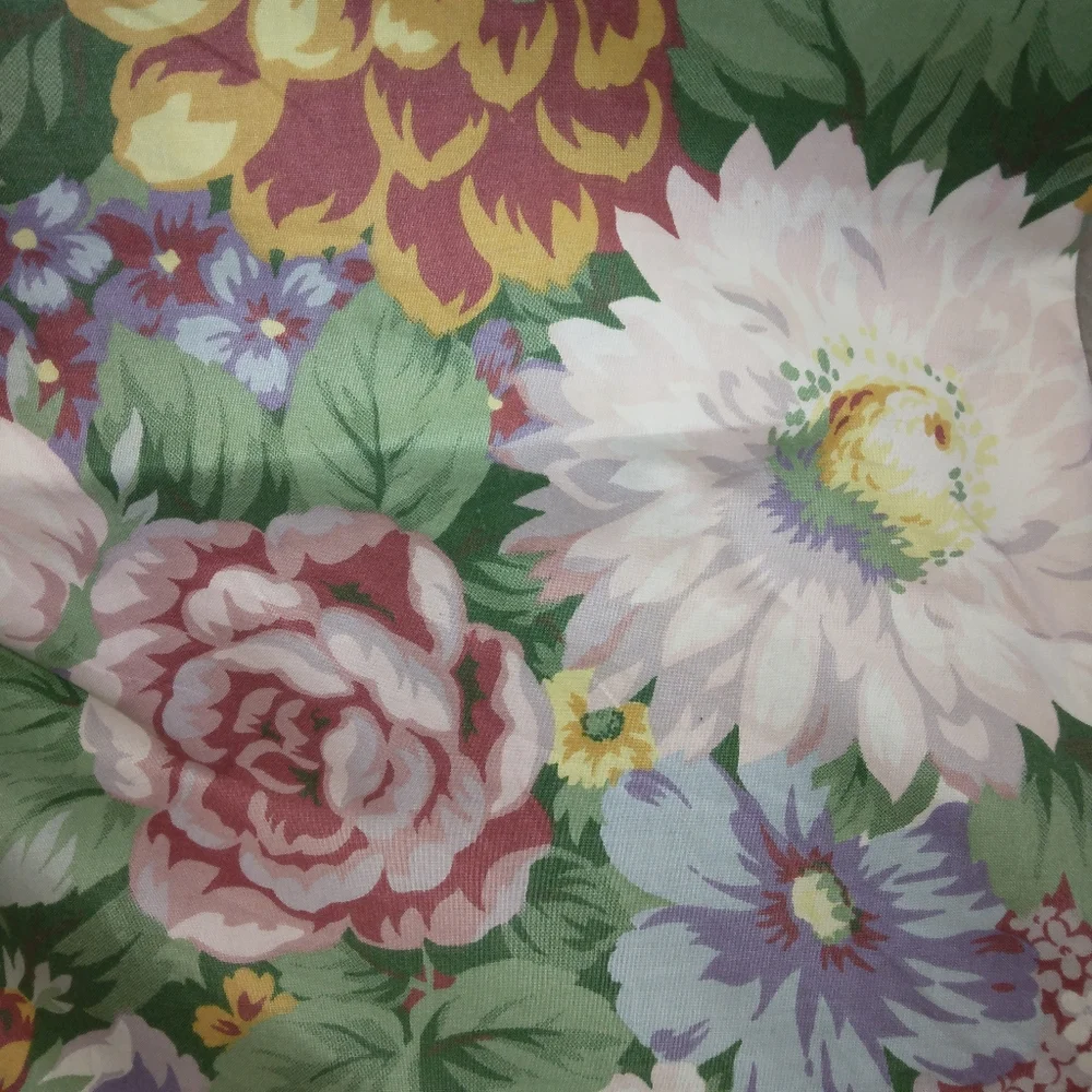 FABRIC Large Floral Light Upholstery fabric Jay Yang Designs, 5 yd
